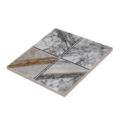 Kreukloze tegels in wit grijs beige tegeltje (Zijkant)