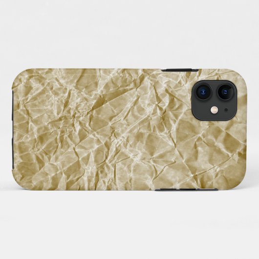Kreukpapier Case-Mate iPhone Case (Achterkant (horizontaal))