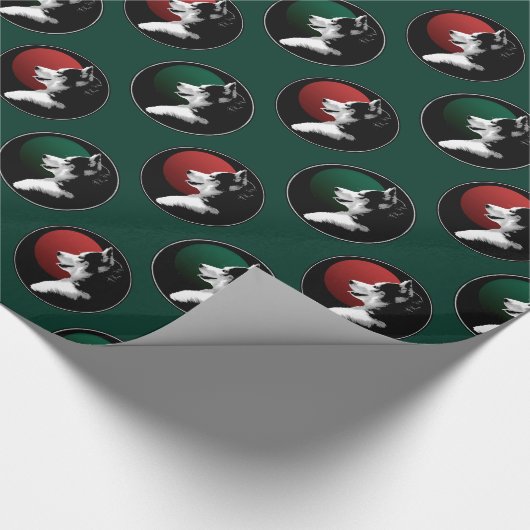 Kreukpapier voor kerstgerechten cadeaupapier (Hoek)