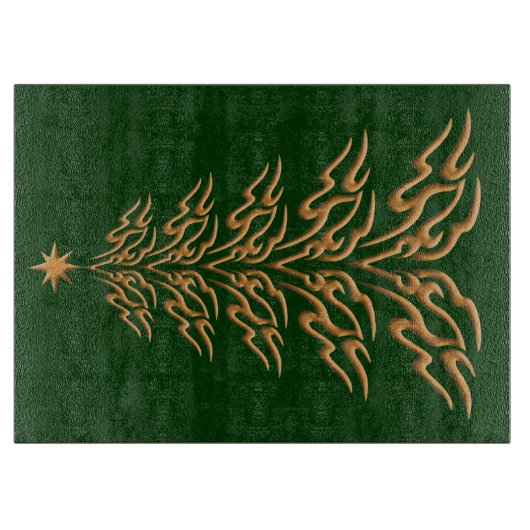 Kreukprikbord voor kerstbomen snijplank (Voorkant)