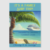 Kreukstateroom van magneetband magnetische uitnodiging (Voorkant)