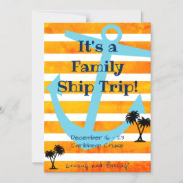 Kreukstateroom van Oranje achtergrond magneet Magnetische Uitnodiging