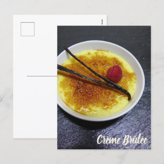 Kreuksteenslag op leisteen met frambozen en vanill feestdagenkaart