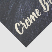 Kreuksteenslag op leisteen met frambozen en vanill tissuepapier (Detail)