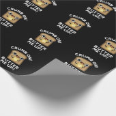 Kreukstof op de stok cadeaupapier (Hoek)