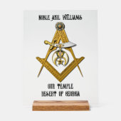 Kreukstoffen Acryl Bord (Voorkant)