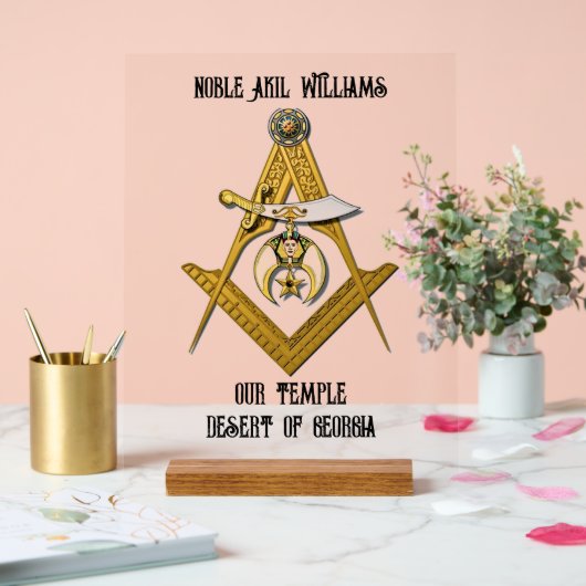 Kreukstoffen Acryl Bord (Huwelijk)