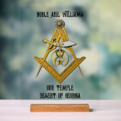 Kreukstoffen Acryl Bord (Neutraal)