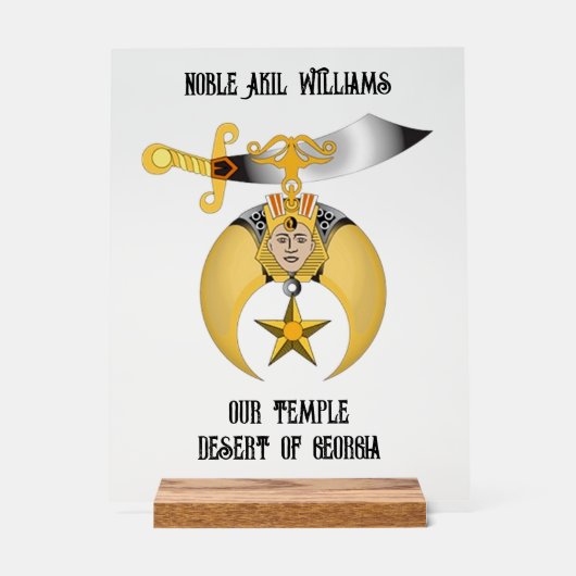 Kreukstoffen Acryl Bord (Voorkant)