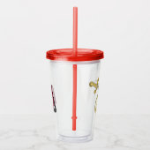 Kreukstoffen Acryl Drinkbeker (Rechts)