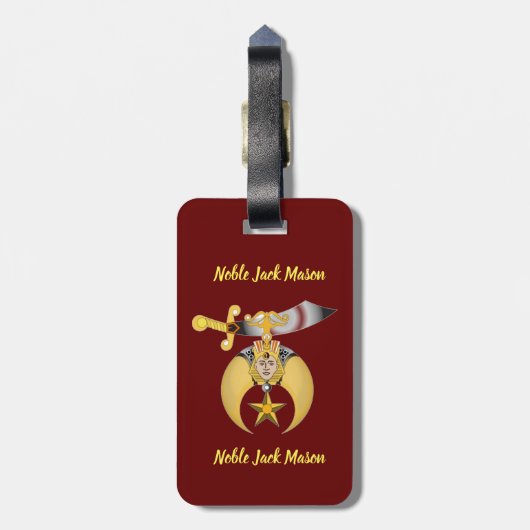 Kreukstoffen Bagagelabel (Achterkant verticaal)