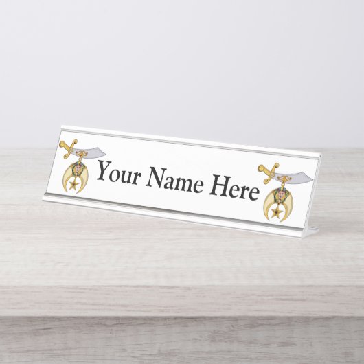 Kreukstoffen Bureau Naambordje (Voorkant)