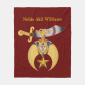 Kreukstoffen Fleece Deken (Voorkant)