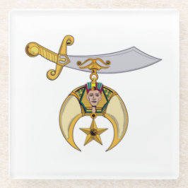 Kreukstoffen Glazen Onderzetter