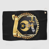 Kreukstoffen Golfhanddoek (Horizontaal)