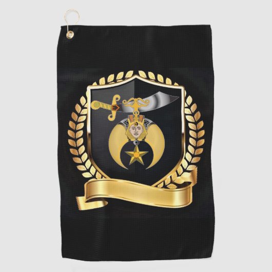 Kreukstoffen Golfhanddoek (Voorkant)