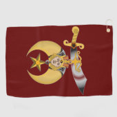 Kreukstoffen Golfhanddoek (Horizontaal)