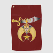 Kreukstoffen Golfhanddoek (Voorkant)