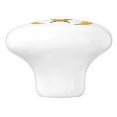 Kreukstoffen Keramische Knop (Zijkant)