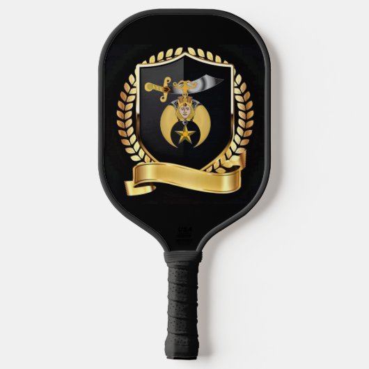 Kreukstoffen Pickleball Paddle (Achterkant)