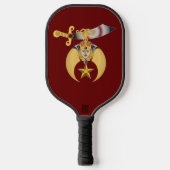 Kreukstoffen Pickleball Paddle (Voorkant)