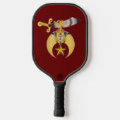 Kreukstoffen Pickleball Paddle (Achterkant)