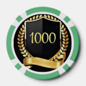 Kreukstoffen Poker Chips (Achterkant)