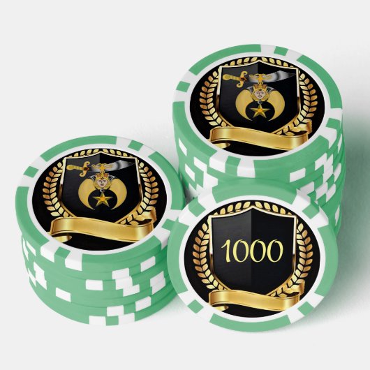 Kreukstoffen Poker Chips (Opstapeling)