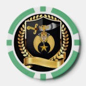 Kreukstoffen Poker Chips (Voorkant)