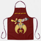 Kreukstoffen Schort (Voorkant)