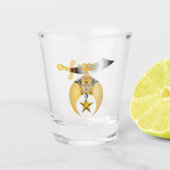 Kreukstoffen Shot Glas (Voorkant)