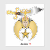 Kreukstoffen Sticker (Vel)