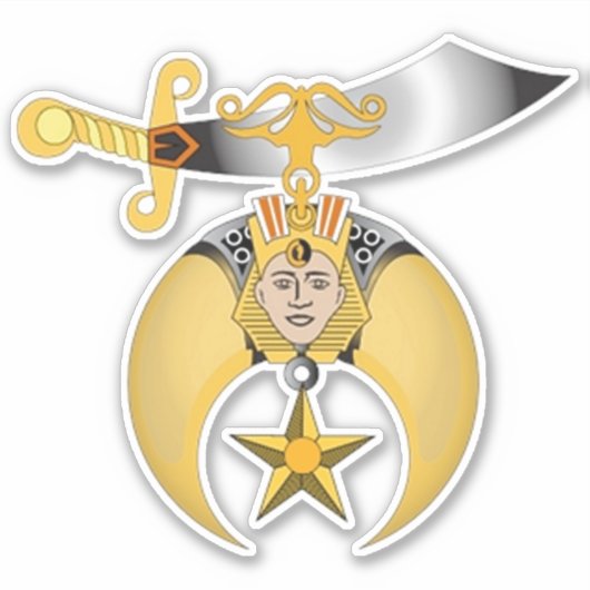 Kreukstoffen Sticker (Voorkant)