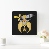 Kreukstoffen Vierkante Klok (Huis)