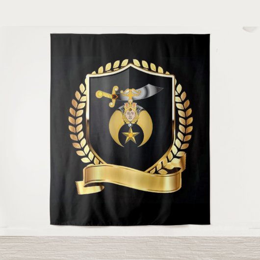 Kreukstoffen Wandkleed (Voorkant)