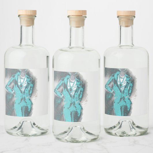 Kreukvrij Draag Etiket op voedsel en dranken (Flessen)