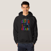 Kreukwitje van de eerste klas terug naar schooljon hoodie (Voorkant volledig)