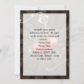 Kreukzend hart met Zwemrijke achtergrond Kaart (Achterkant)