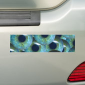 kreupele oogballen bumpersticker (Op auto)