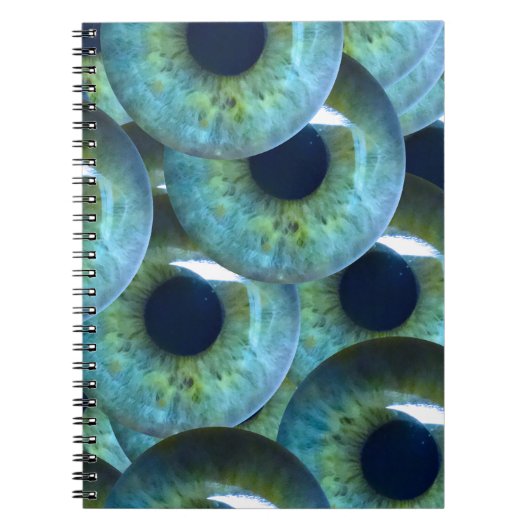 kreupele oogballen notitieboek (Voorkant)