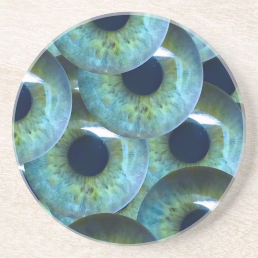 kreupele oogballen zandsteen onderzetter (Voorkant)