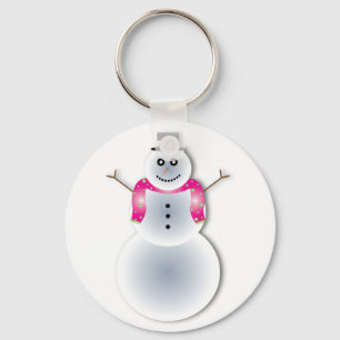 kreupele sneeuwpop sleutelhanger