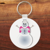 kreupele sneeuwpop sleutelhanger (Voorkant)