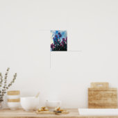 kreupelmyrtle op een bewolkte dag poster (Keuken)