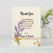  kreupelvis bedankt kaart (Staand voorkant)