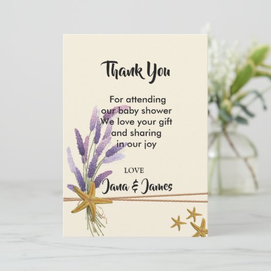  kreupelvis bedankt kaart (Staand voorkant)