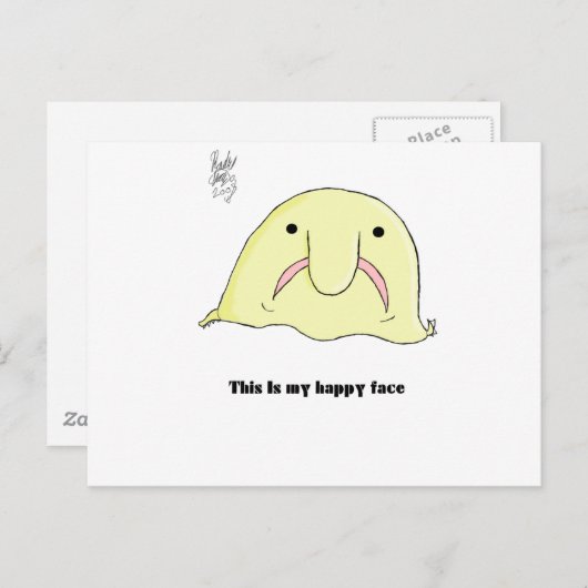 kreupelvis briefkaart (Voorkant / Achterkant)