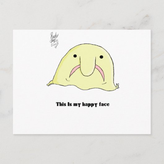 kreupelvis briefkaart (Voorkant)