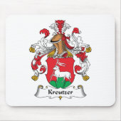 Kreutzer Family Crest Muismat (Voorkant)