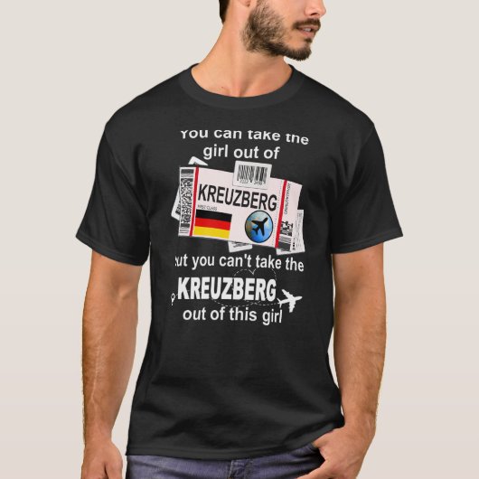 Kreuzberg Boarding Pass - Kreuzberg Girl - Kreuzbe T-shirt (Voorkant)